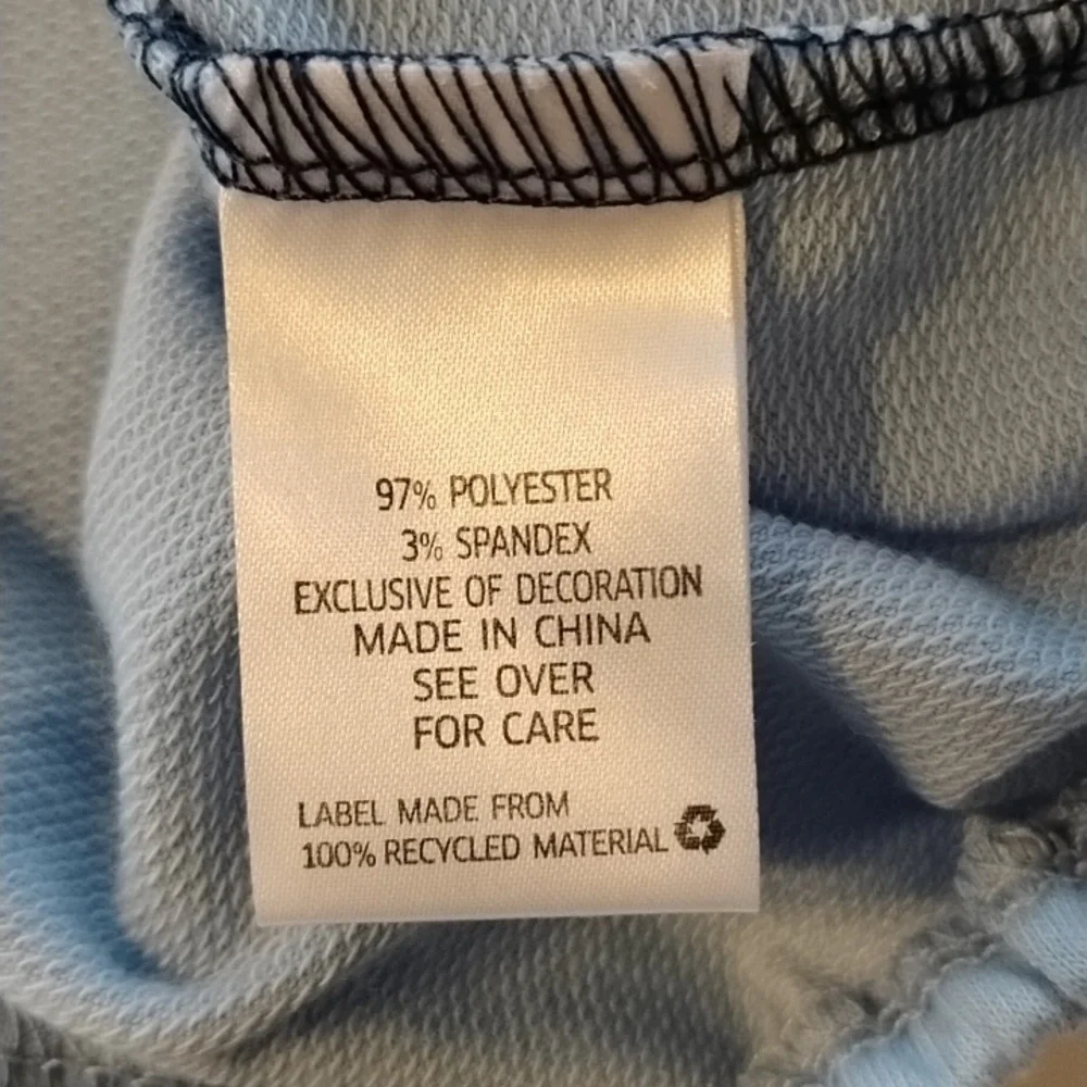 Knit Works Star Stud Blue & Gray Blouse, Size: L 14, NWT
